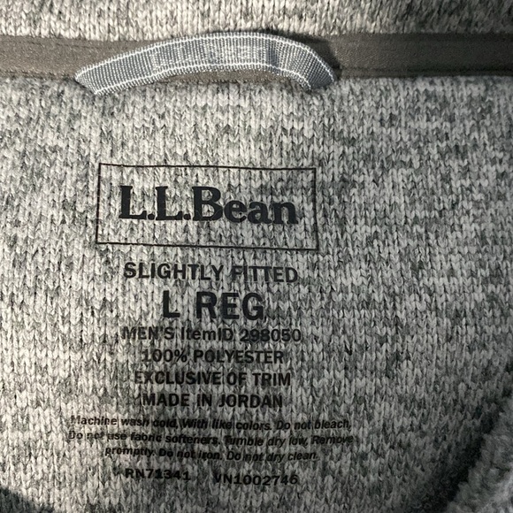 L.L Bean Sweater Fleece Pullover - Picture 3 of 3